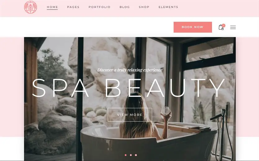 Tema Oaza Spa para wordpress