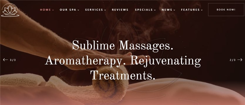 Thème de massage Rela Spa