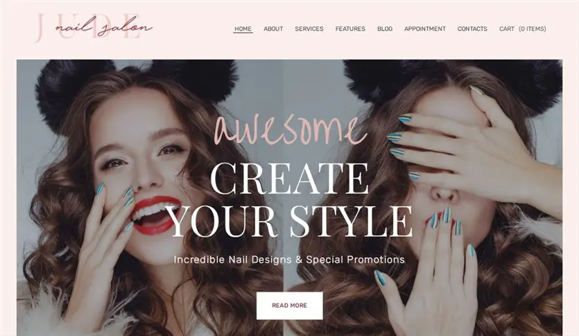 Jude Beauty and spa wp site templates