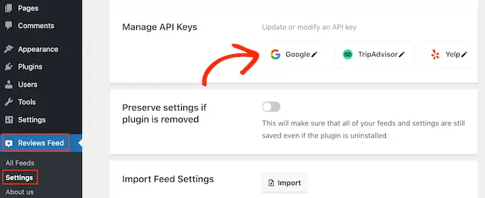 Adding a Google API key to your WordPress website