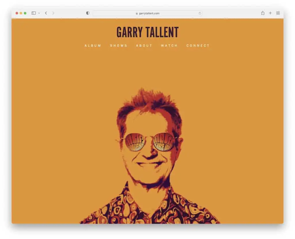 situs web musisi garry tallent