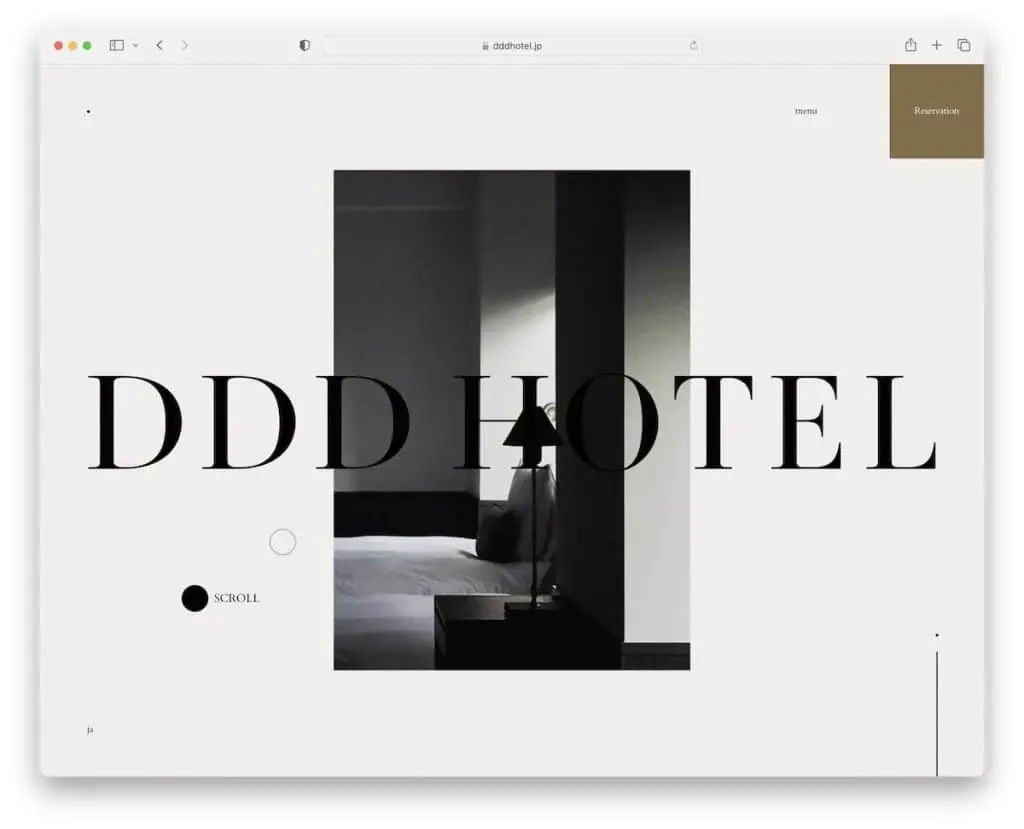 sitio web del hotel ddd