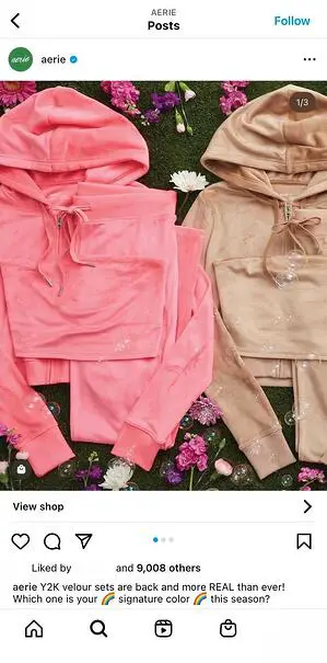 mejores marcas de ropa de instagram: aerie