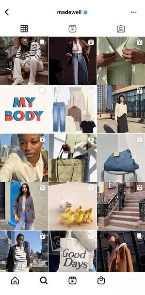 mejores marcas de ropa de instagram: madewell