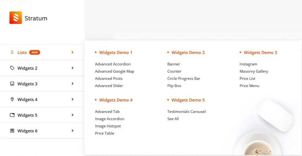 ป้ายกำกับ startum mega menu elementor