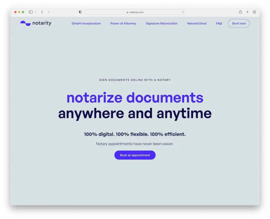 Notar Website des Notars