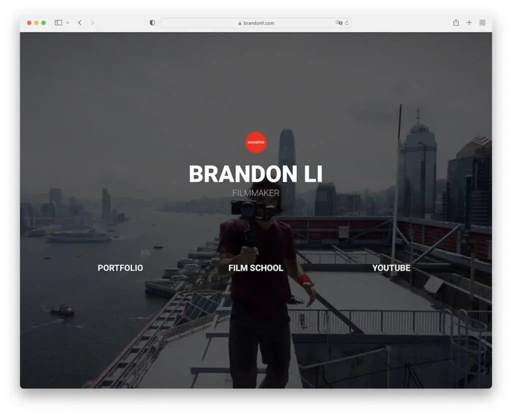 site-ul brandon li videographer