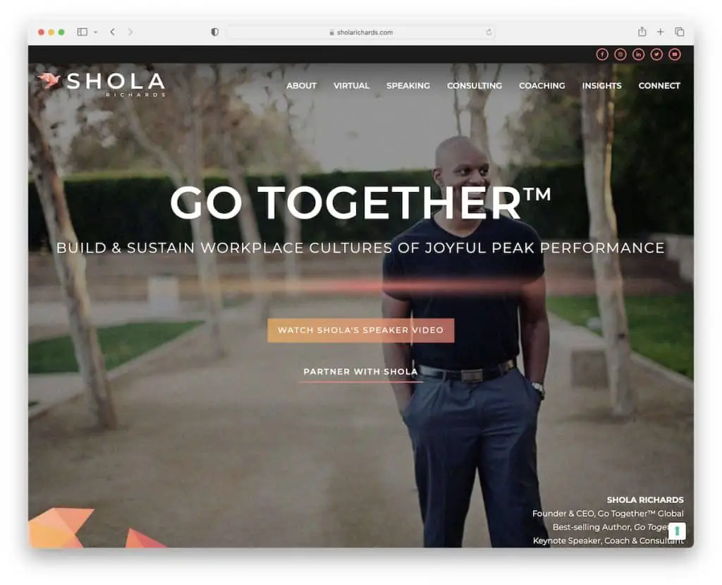 site-ul web al vorbitorilor publici shola richards