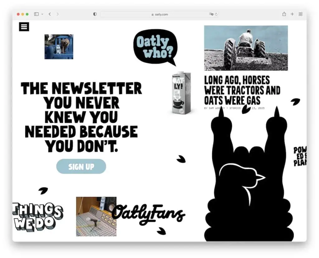 site-ul web oatly shopify