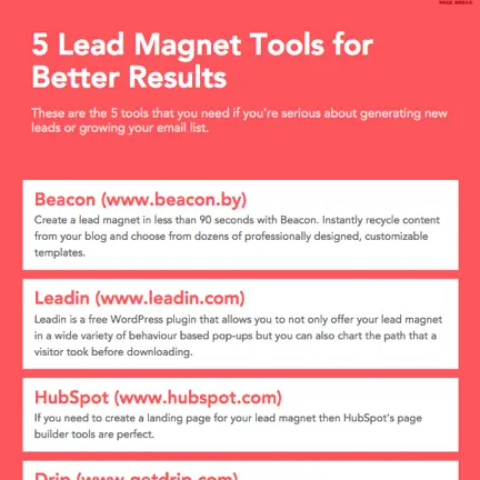 Idee di lead magnet per una guida alle risorse