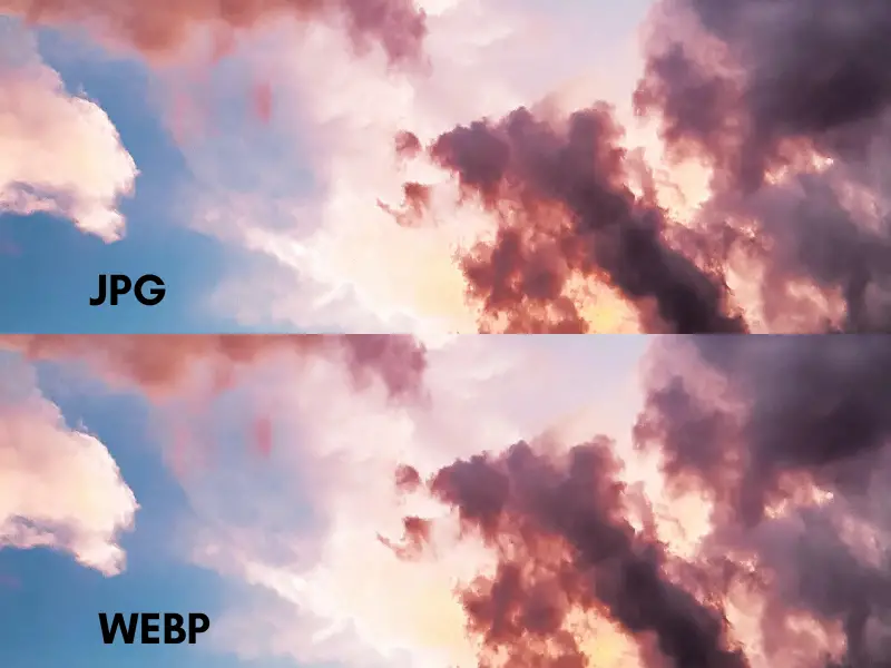 JPG مقابل WebP