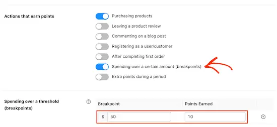 How to create a threshold for your WooCommerce loyalty program