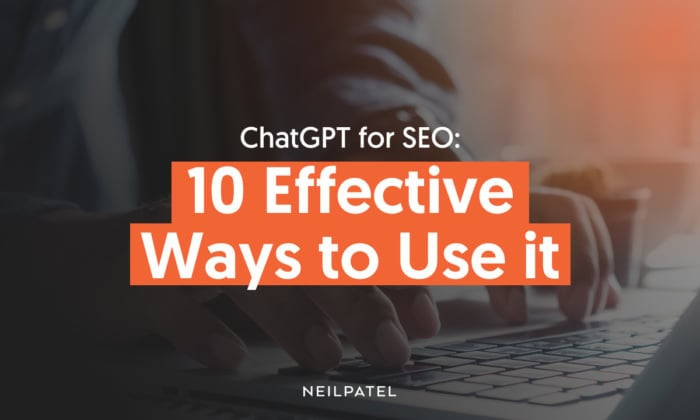 رسم بياني يقول "ChatGPT for SEO: 10 طرق فعالة لاستخدامه"