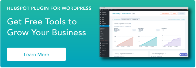 Gunakan alat HubSpot di situs WordPress Anda dan hubungkan kedua platform tanpa berurusan dengan kode. Klik di sini untuk mempelajari lebih lanjut.