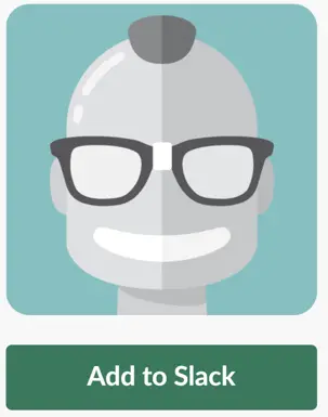 Tangkapan layar Geekbot, bot untuk Slack