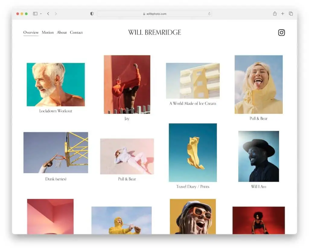 سوف bremridge squarespace مثال التصوير