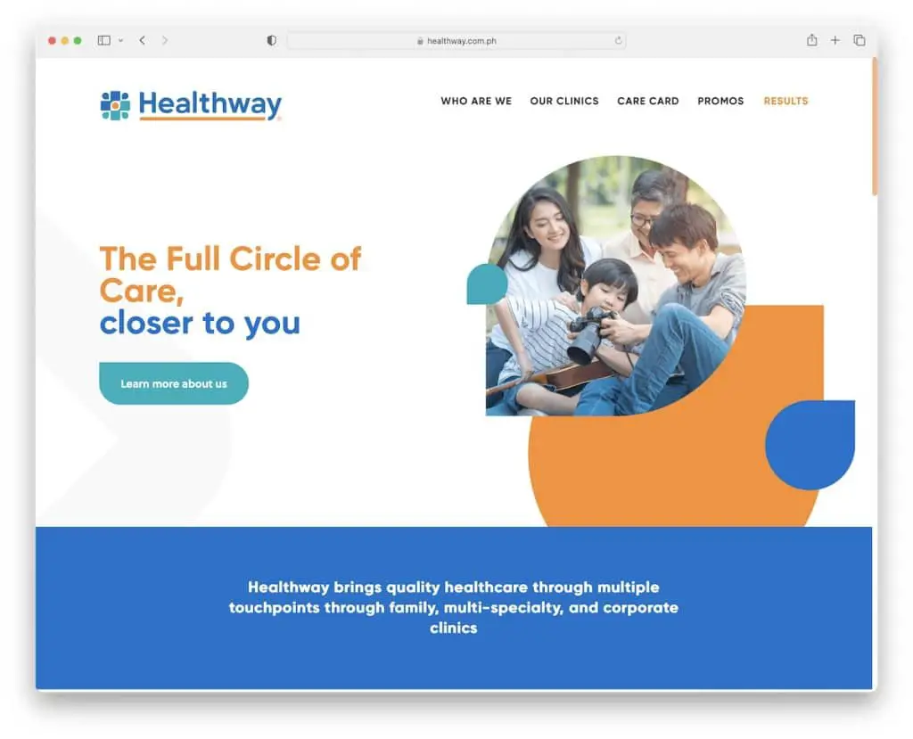 موقع ويب healthway للرعاية الصحية