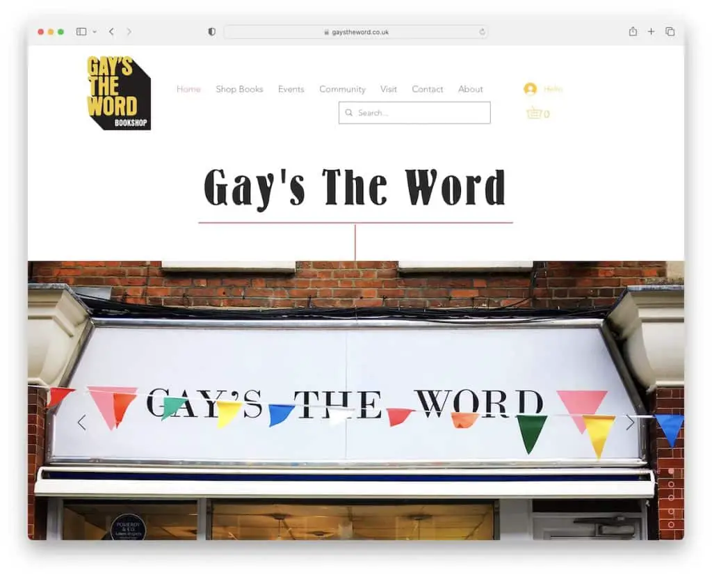 gays el mundo tienda wix ejemplo