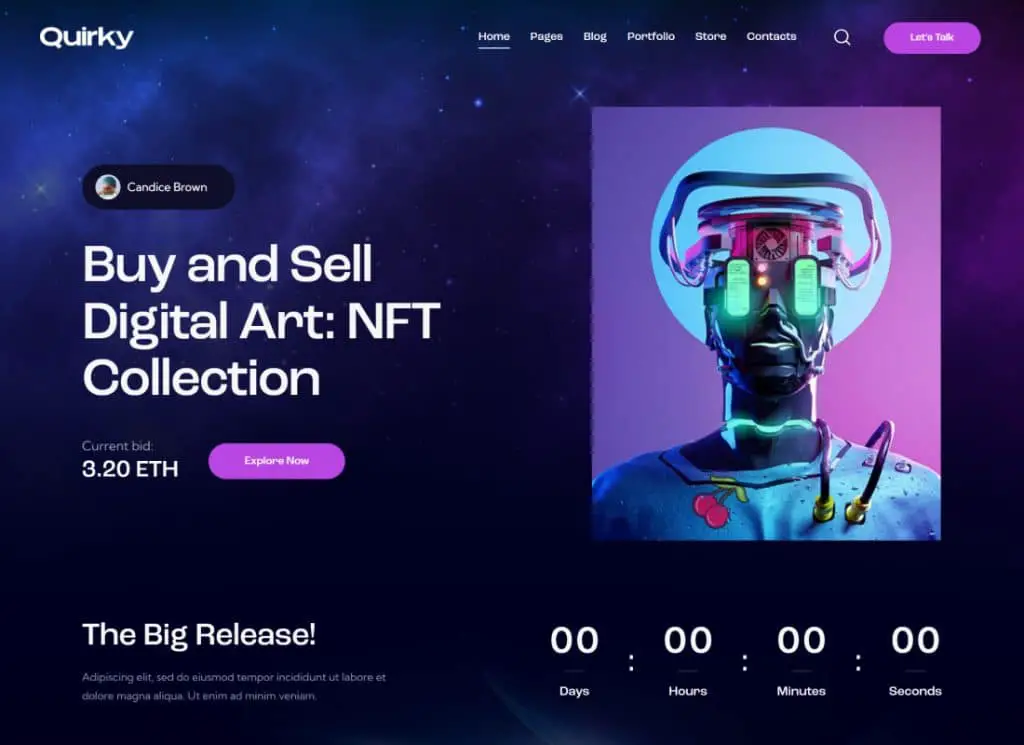 Unik - NFT, Token & Blockchain WCFM Marketplace WordPress Theme