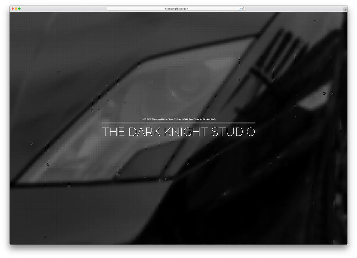 موقع thedarkknightstudio-web-design-studio-website