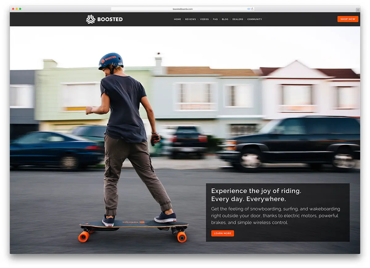 Boostedboards-longboard- الصفحة المقصودة مع-brooklyn