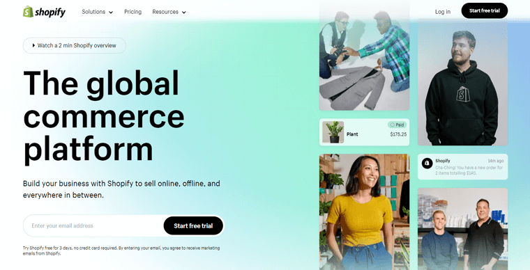 Pembuat Situs Web eCommerce Shopify untuk Pemasaran Afiliasi