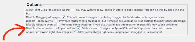 How to disable the Apple context menu on your WordPress blog or website