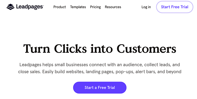 Leadpages – 最高の ClickFunnels の代替案