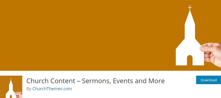 Complemento de sermón de WordPress para contenido de la iglesia