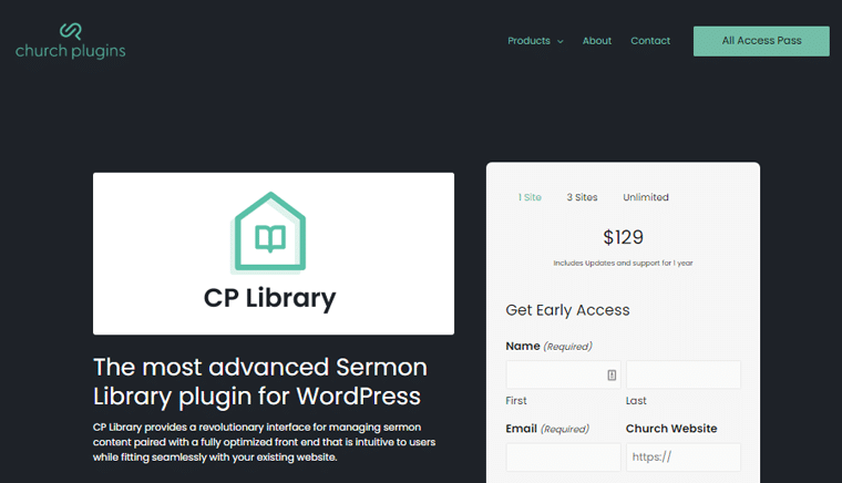 CP Library Mejor complemento de sermón para WordPress