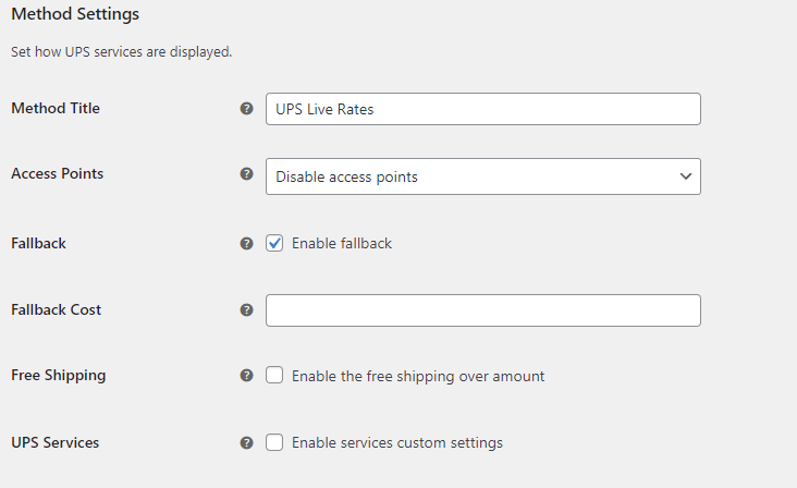 Awaryjne stawki UPS Live Rates