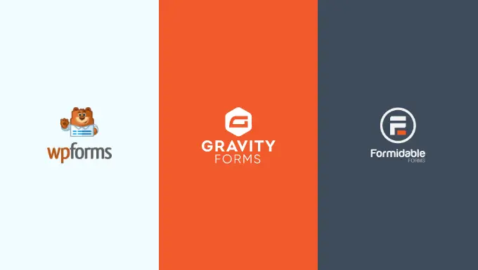 WPForms vs Gravity Forms vs Formidable Forms