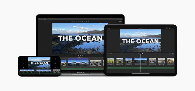 iMovie لأجهزة Mac و iOS