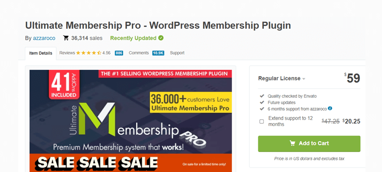 Complemento Ultimate Membership Pro