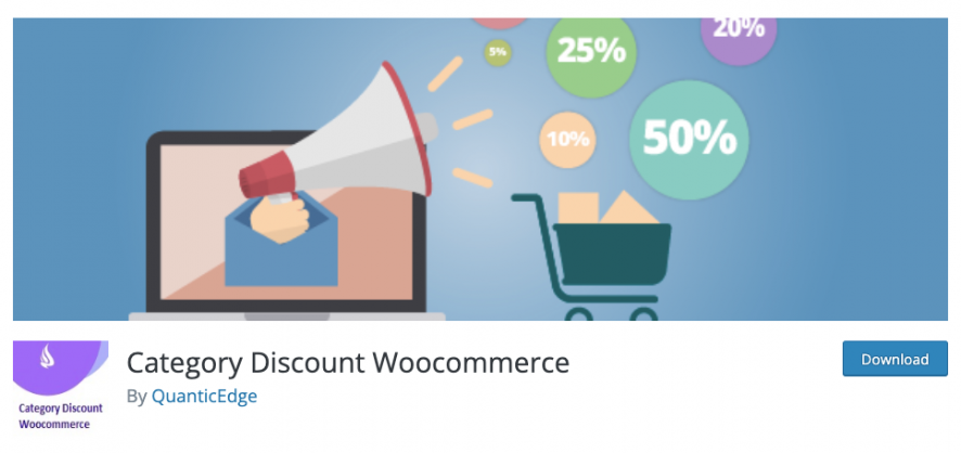 فئة الخصم wooCommerce