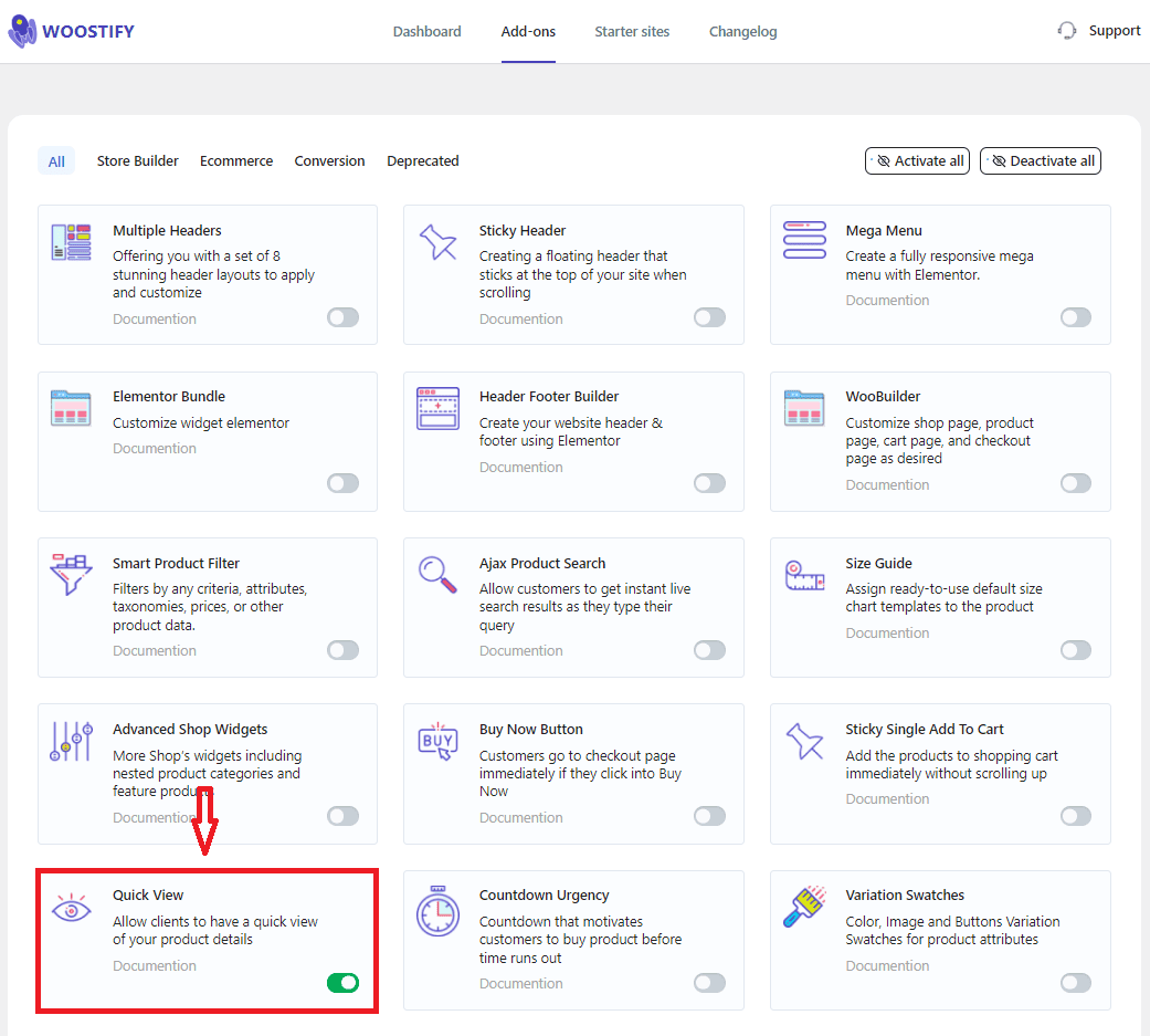 Tampilan cepat produk WooCommerce