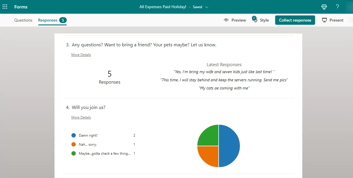 Microsoft membentuk tanggapan