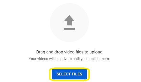 Pilih file YouTube