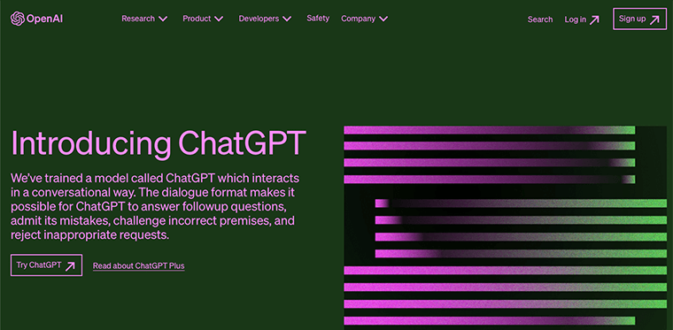 Instrument ChatGPT AI pentru Chatbots