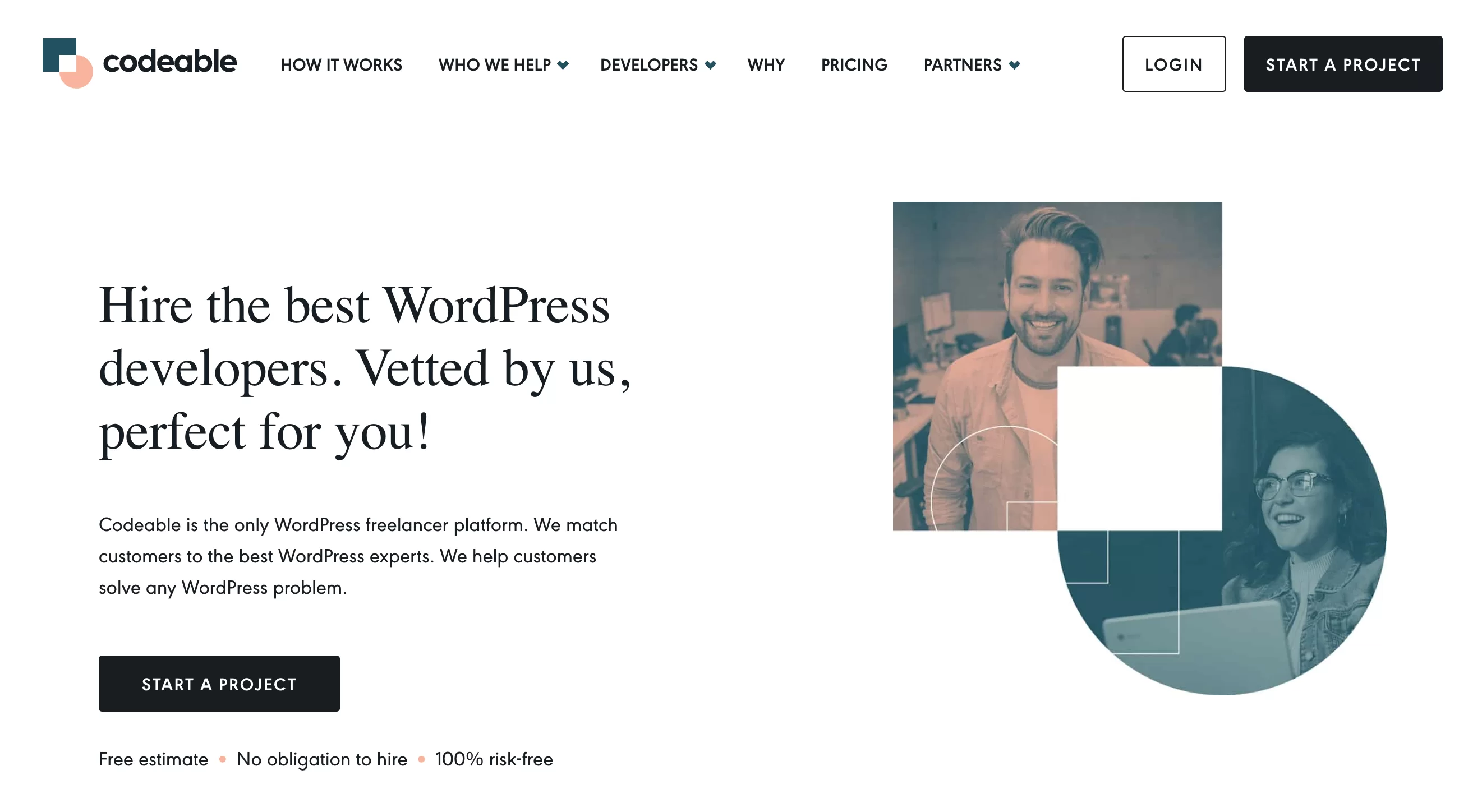 Codeable هي منصة WordPress المستقلة.