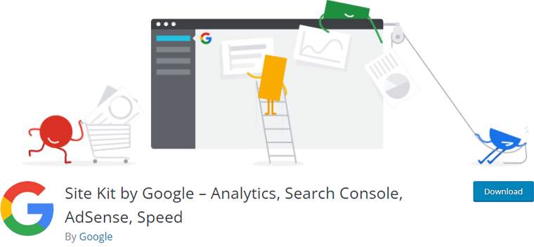 Google WordPress 플러그인의 사이트 키트