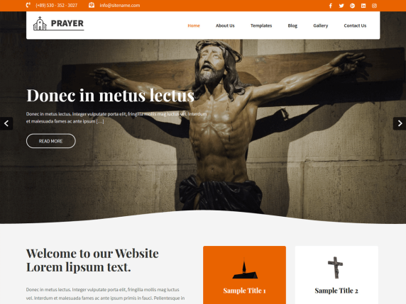 Tema della chiesa di WordPress