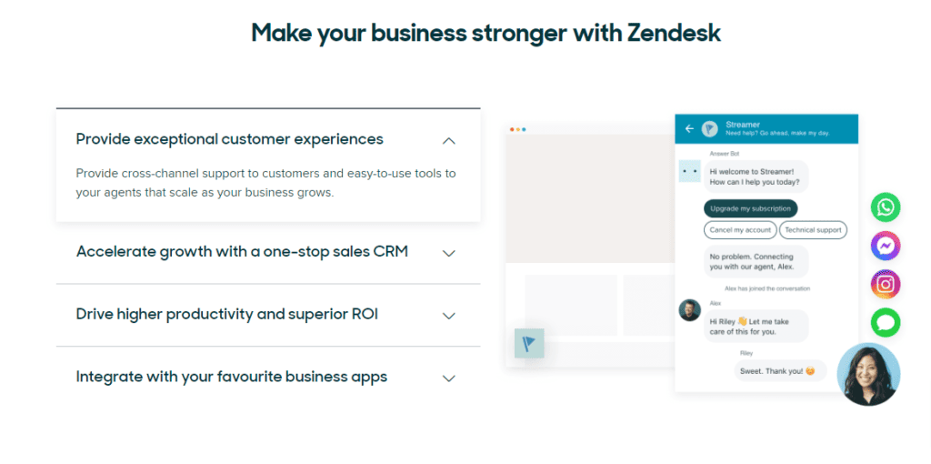 Zendesk 聊天：