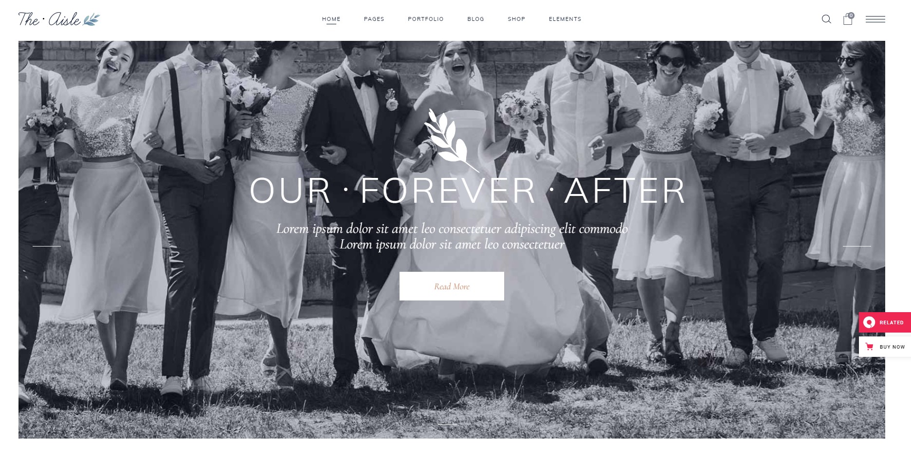 tema de WordPress para bodas