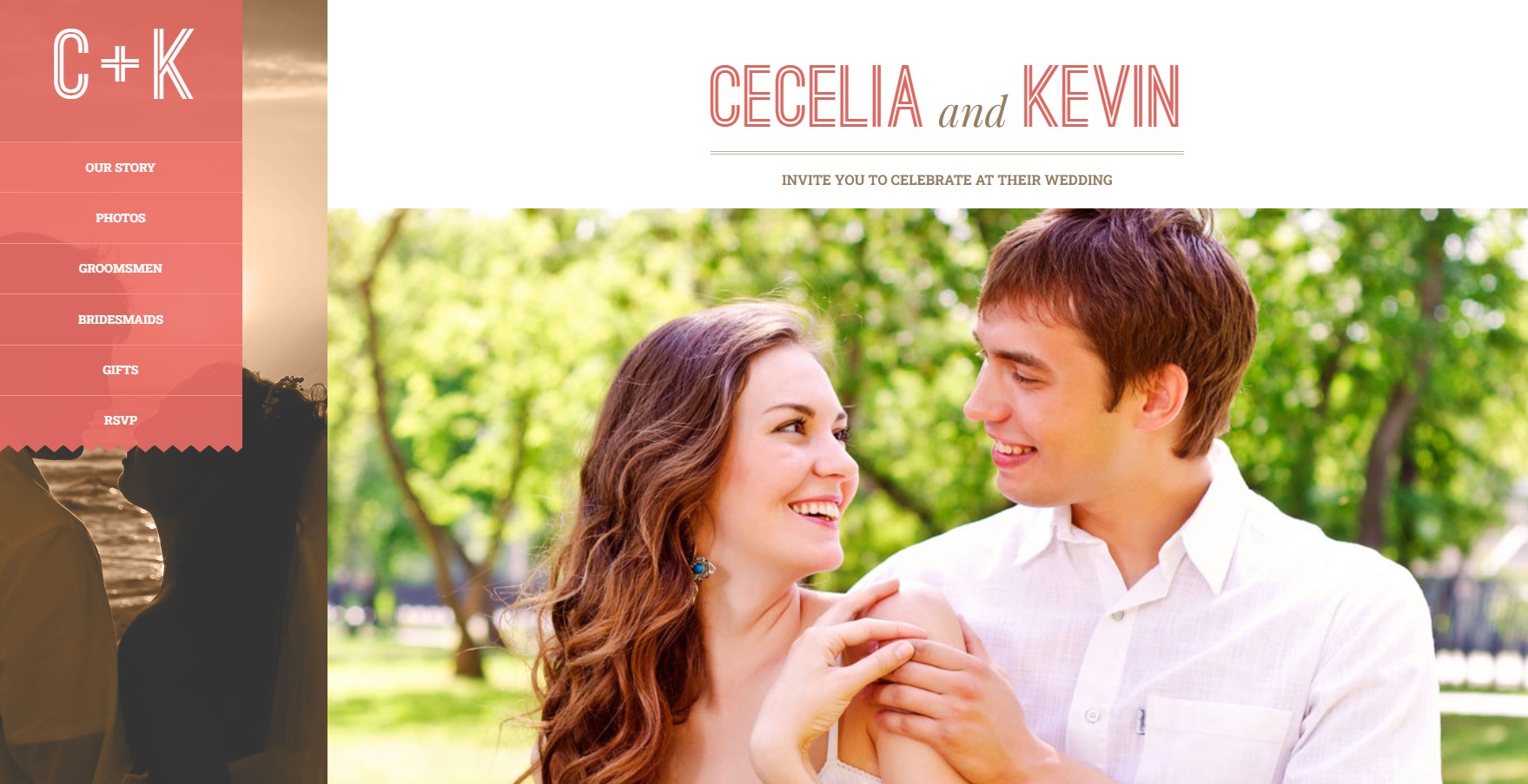 tema WordPress casamento