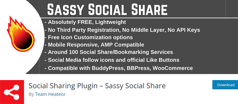 Sassy Social Share WordPress Eklentisi - Bir Dizin Web Sitesi Oluşturun