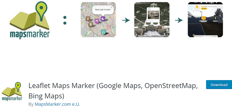 Leaflet Maps Marker WordPress 插件 - 创建目录网站