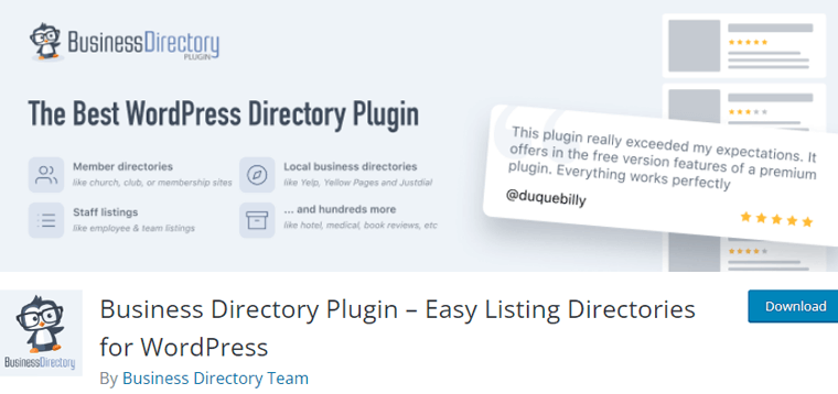 Plugin WordPress pentru directorul de afaceri