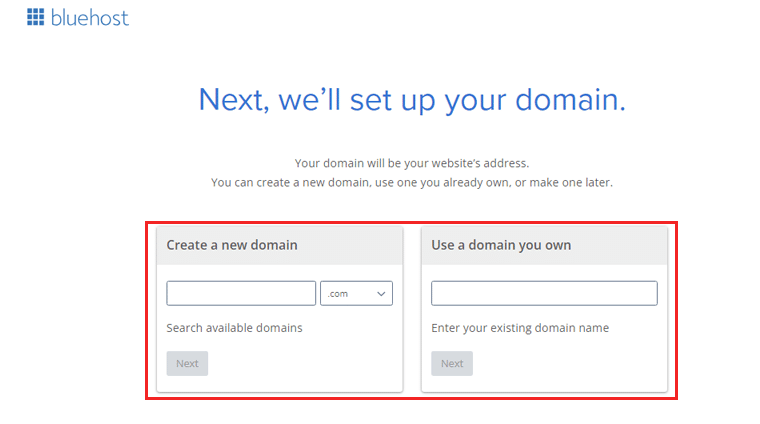 Klik Buat Domain Baru