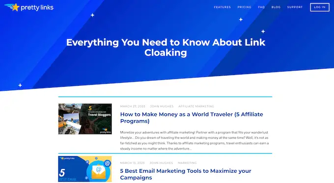 Der Affiliate-Marketing-Blog von Pretty Links